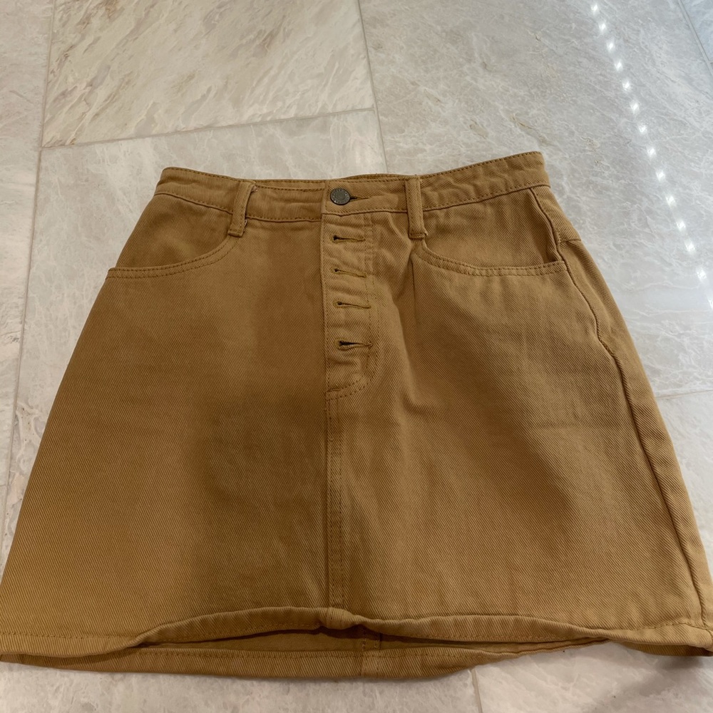 Brandy melville jean skirt